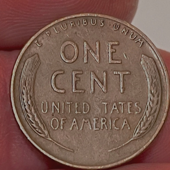 1955d error coin. Lincoln penny features a very unique error on reverse. Ddo/Ddr - Picture 1 of 10